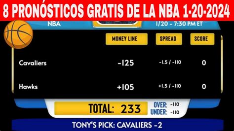 pronósticos nba hoy